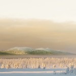 Kiruna snowcovered landscape - Sweden